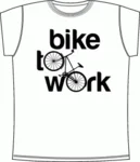 Bike To Work White
